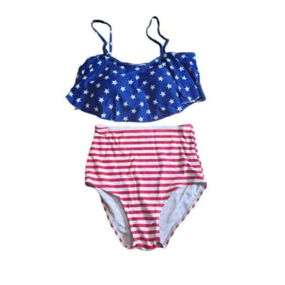 New in package ladies size small Patriotic swimsuit